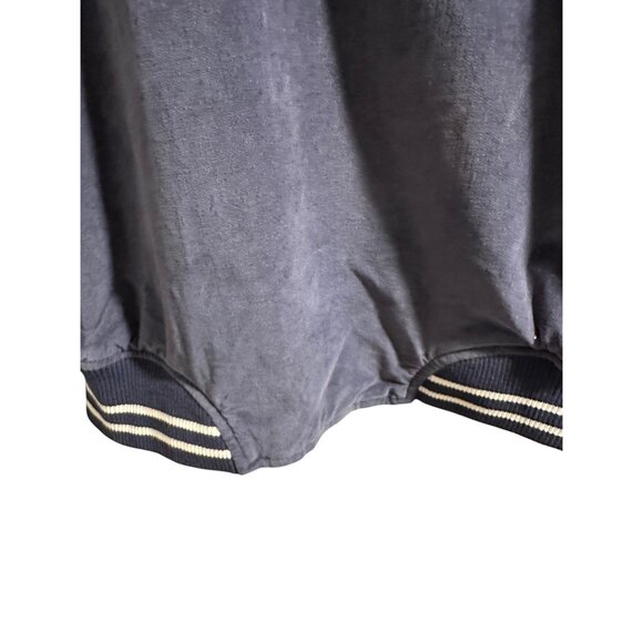 ✌️ 2/$40 ✌️American Eagle XL Denim Varsity Jacket With Honestly Script - Picture 6 of 7